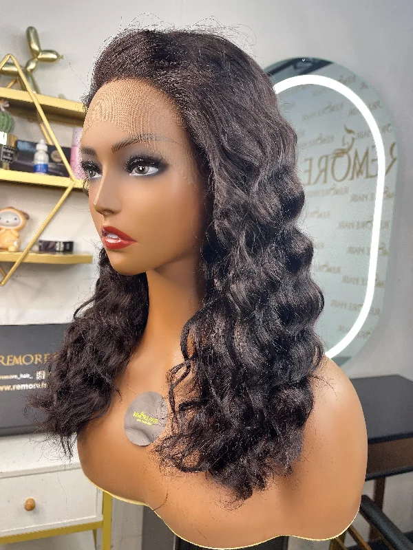 Elf wig for a Dungeons & Dragons characterCIARA Brazilian Loose Wave Curly Wig