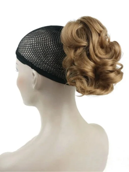Wig pieces for a mother - of - the - groom hairstyleClaw Clip Ponytail Short Curly Hair Extension Synthetic Hairpiece Wig pieces for a mother - of - the - groom hairstyleClaw Clip Ponytail Short Curly Hair Extension Synthetic Hairpiece
