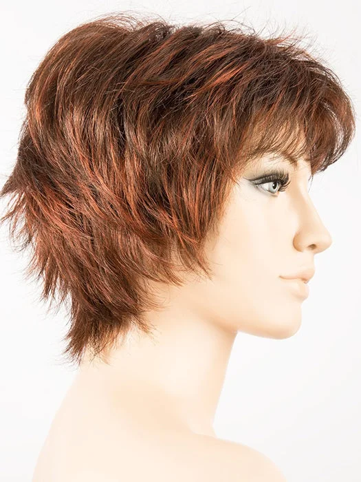 HOT CHILLI MIX | Bright Copper Red and Medium Burgundy Red Blend with Medium to Dark Brown Roots