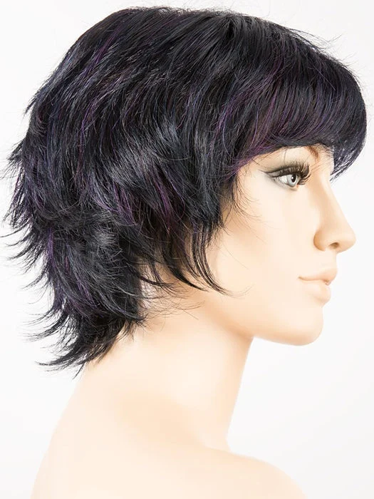 BLACK VIOLET | Black and Dark Brown Blend with Vivid Violet highlights throughout