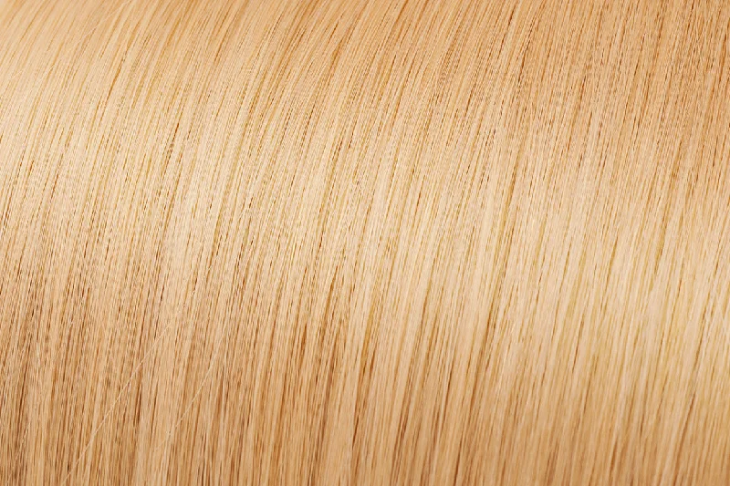 Clip - in hair extensions with a middle - part for a classic and elegant styleClip In Extensions: Golden Blonde #27 Clip - in hair extensions with a middle - part for a classic and elegant styleClip In Extensions: Golden Blonde #27
