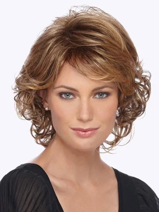 Wavy wig with a side - part for a more flattering lookColleen | Synthetic Wig (Basic Cap)