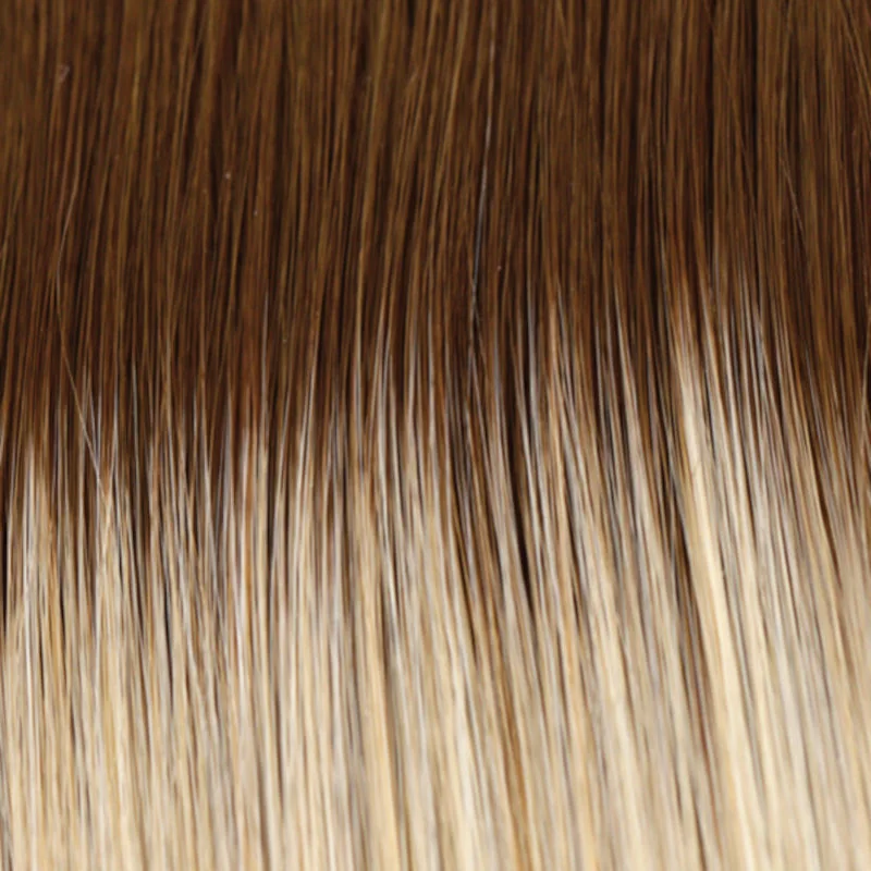14/26/R10 | Red & Blonde Rooted Light Brown