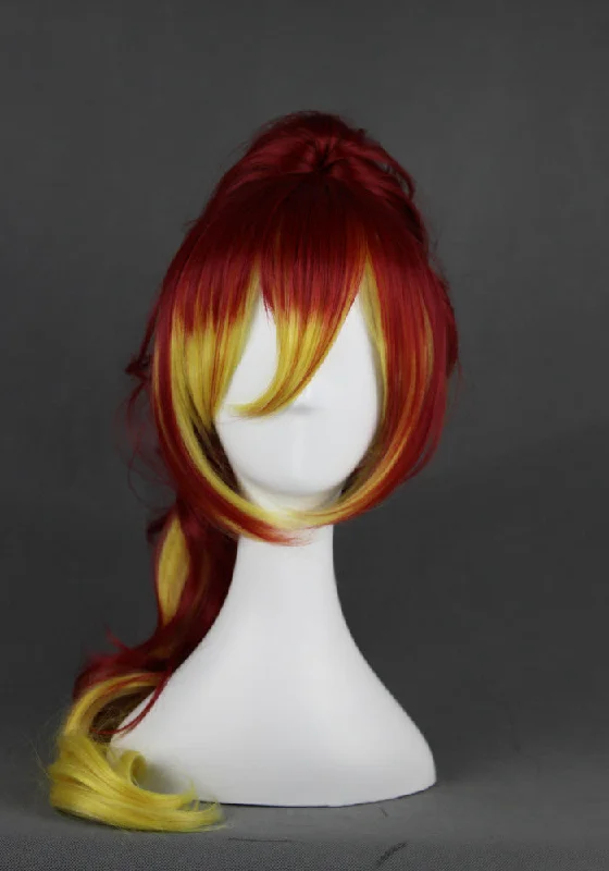 Curly wig with a middle - part for a classic and elegant styleCosplay Wig - Ao No Exorcist - Kirigakure Syura Curly wig with a middle - part for a classic and elegant styleCosplay Wig - Ao No Exorcist - Kirigakure Syura