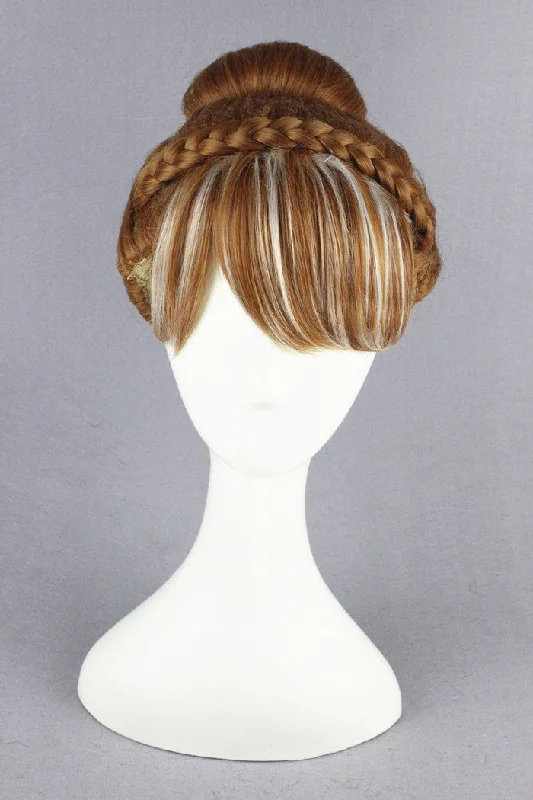 Lace - front curly wig for a seamless hairlineCosplay Wig - Frozen - Anna (With Bun) Lace - front curly wig for a seamless hairlineCosplay Wig - Frozen - Anna (With Bun)