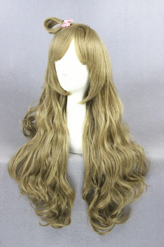 Curly wig with a honey - blonde color for a warm and sunny appearanceCosplay Wig - Love Live! - Minami Kotori Curly wig with a honey - blonde color for a warm and sunny appearanceCosplay Wig - Love Live! - Minami Kotori