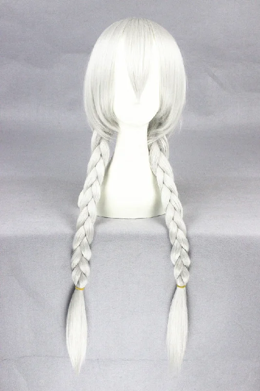 Human - hair curly wig with a bouncy and natural movementCosplay Wig - Zootopia - Judy Hopps (Silver Grey with Braids) Human - hair curly wig with a bouncy and natural movementCosplay Wig - Zootopia - Judy Hopps (Silver Grey with Braids)