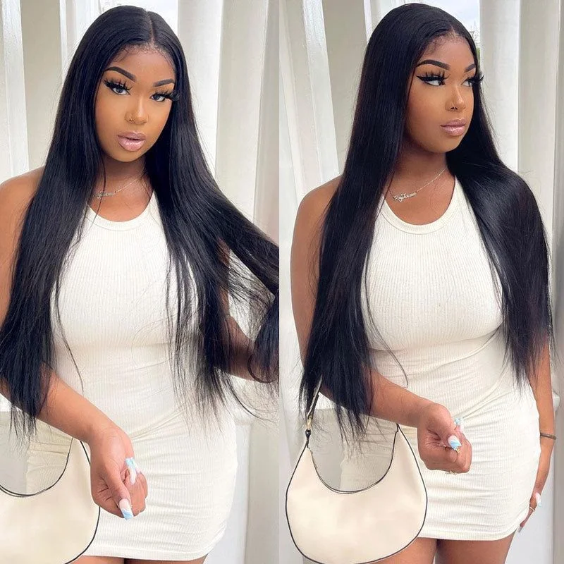 Cranberry T-Part 13X1 HD Middle Part Lace Closure Silky Straight Natural Black Human Hair Wig Cranberry T-Part 13X1 HD Middle Part Lace Closure Silky Straight Natural Black Human Hair Wig