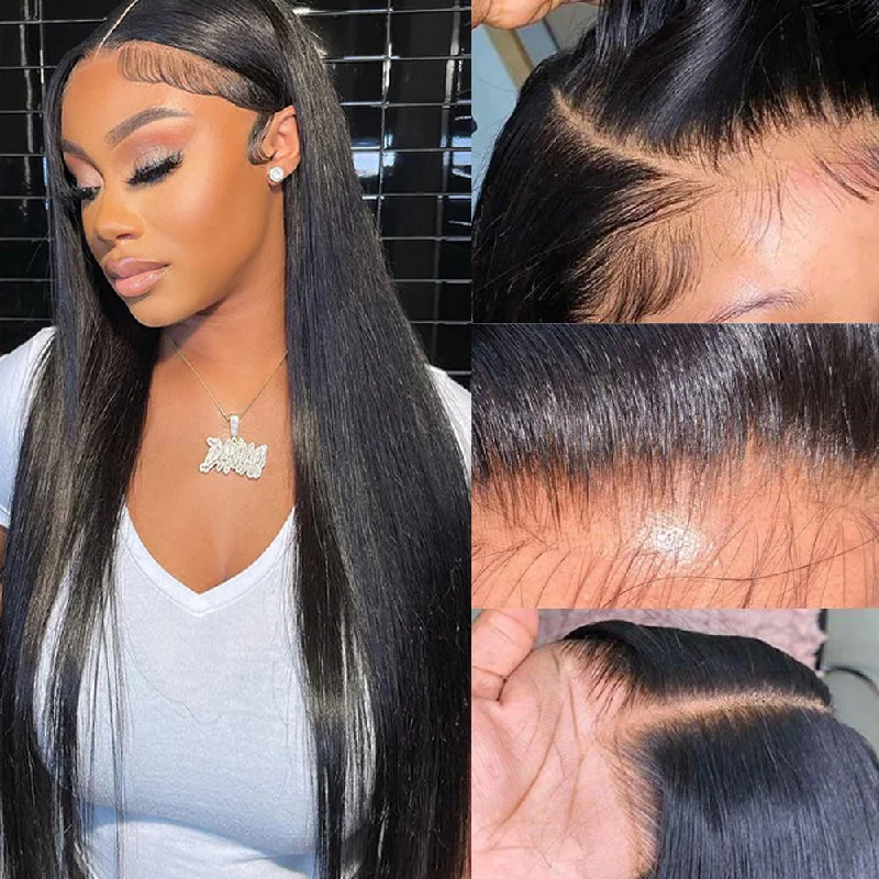 12A Cranberry Undetectable Invisible 13X4 Lace Frontal Straight Glueless Wig | Real HD Swiss Lace 12A Cranberry Undetectable Invisible 13X4 Lace Frontal Straight Glueless Wig | Real HD Swiss Lace
