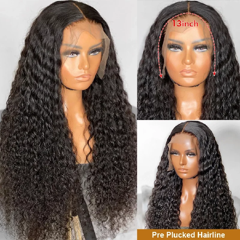 Cranberry 12A Undetectable Invisible Lace Water Wave 13x4 frontal Real HD Swiss lace wig Cranberry 12A Undetectable Invisible Lace Water Wave 13x4 frontal Real HD Swiss lace wig