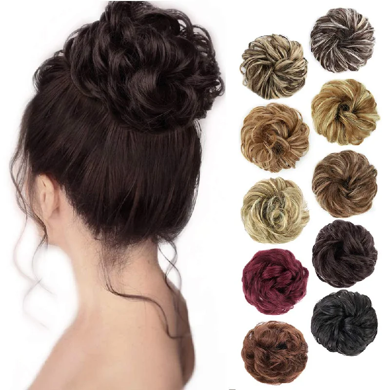 Hair buns for a karate or martial - arts classCurly Synthetic Messy Hair Bun Hair Scrunchies Extension Hair buns for a karate or martial - arts classCurly Synthetic Messy Hair Bun Hair Scrunchies Extension