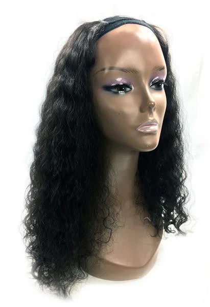 U - shaped wig for a formal event like a galaCustom U Part Kinky Wave 22" - Even Length Bottom U - shaped wig for a formal event like a galaCustom U Part Kinky Wave 22" - Even Length Bottom
