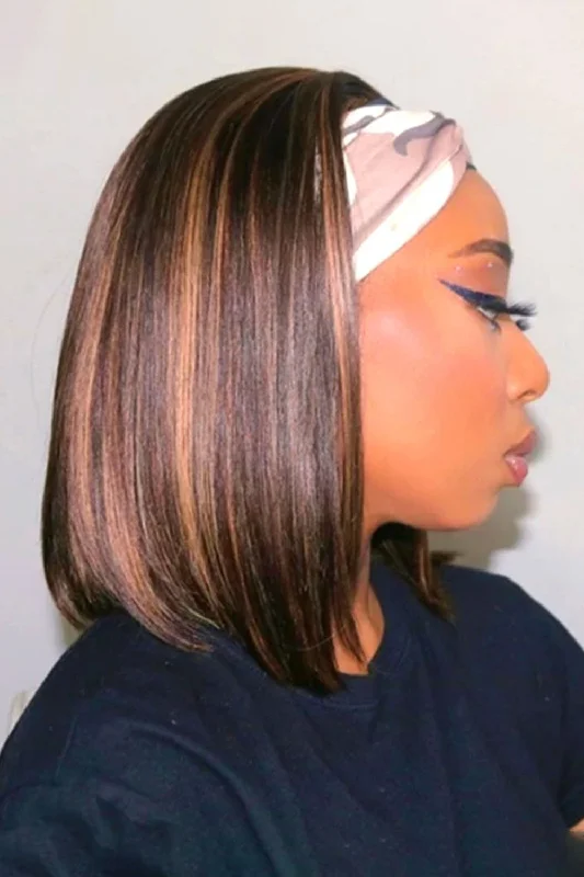 Elf wig for a Lord of the Rings - themed eventCute Highlight Straight Bob Headband Wig Style Elf wig for a Lord of the Rings - themed eventCute Highlight Straight Bob Headband Wig Style