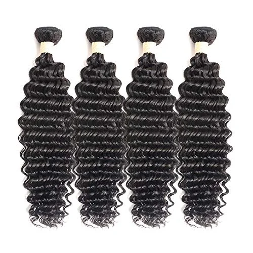 Wavy wig with auburn undertones for a unique and eye - catching colorDeep Wave Curly Weave Malaysian Unprocessed Virgin Human Hair Wavy wig with auburn undertones for a unique and eye - catching colorDeep Wave Curly Weave Malaysian Unprocessed Virgin Human Hair