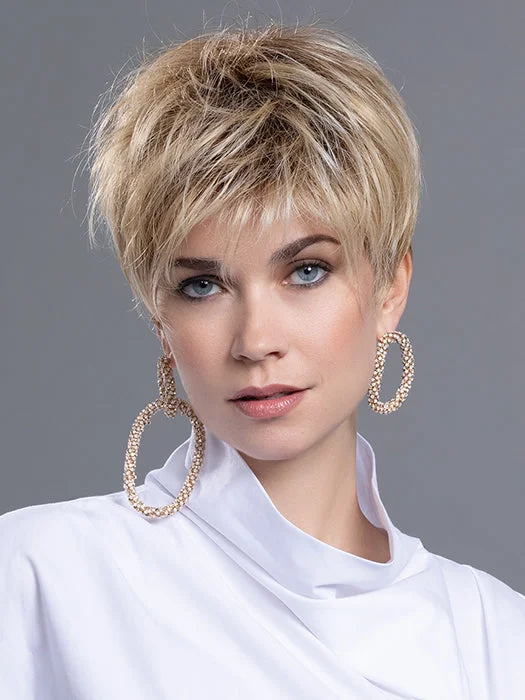 Elf wig with a short bob style for a more modern take on the elf lookElan Wig by Ellen Wille | Changes Collection | Heat Friendly Synthetic Elf wig with a short bob style for a more modern take on the elf lookElan Wig by Ellen Wille | Changes Collection | Heat Friendly Synthetic