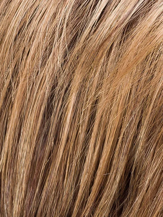 Mocca Rooted | 9.830.20 | Medium Warm Brown Medium Brown Light Auburn & Light Strawberry Blonde Blend w/Dark Shaded Roots