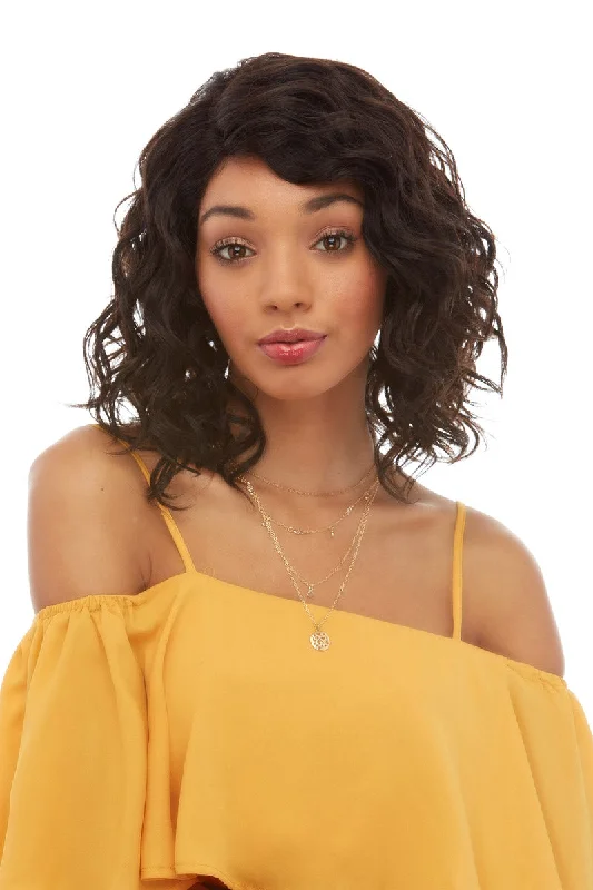 Curly wig in a platinum - blonde color for a bold and trendy lookAzul <br>Remy Human Hair Lace Front Wig Curly wig in a platinum - blonde color for a bold and trendy lookAzul <br>Remy Human Hair Lace Front Wig