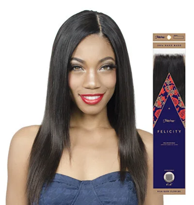 Clip - in wig pieces for easy and temporary hair extensionsFashion Source Human Hair Hand Made Silk Base Closure 4X4 14" Clip - in wig pieces for easy and temporary hair extensionsFashion Source Human Hair Hand Made Silk Base Closure 4X4 14"