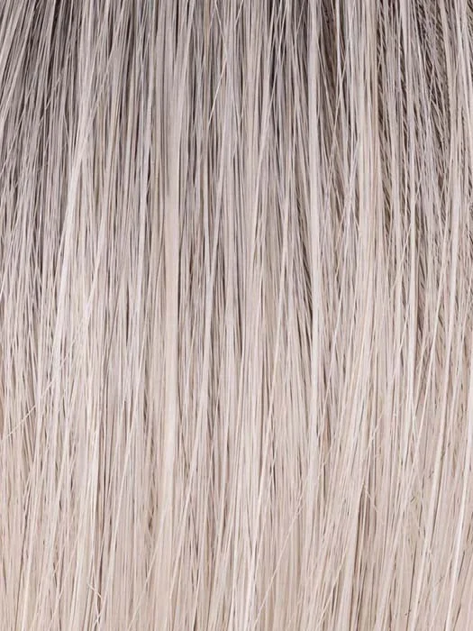 PEARL-ROOTED | Pearl Platinum and Dark Ash Blonde with Grey Blend and Shaded Roots