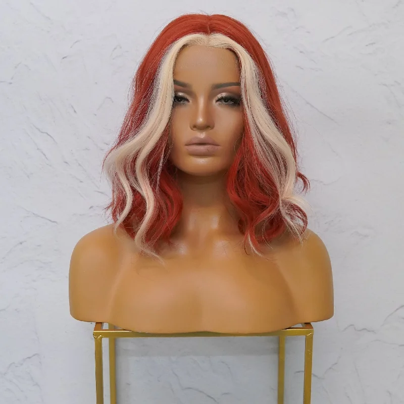 Short wig for daily office wear with a professional lookGIGI Red Lace Front Wig