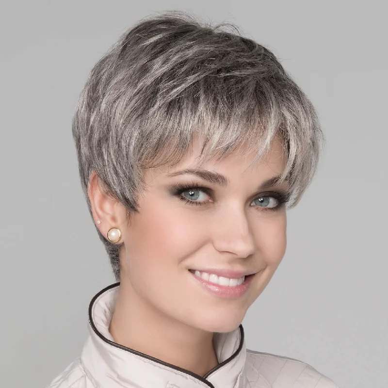 Brunette wig with bangs in a chocolate shadeGinger Large Mono by Ellen Wille (Lace Front-Mono Top Wig) Brunette wig with bangs in a chocolate shadeGinger Large Mono by Ellen Wille (Lace Front-Mono Top Wig)