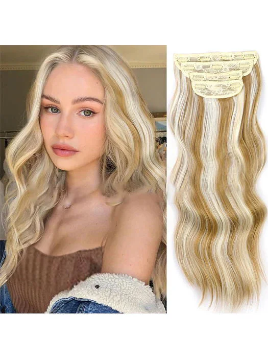 Wig pieces for a bridesmaid hairstyleHair Extensions Highlight Wavy Long Synthetic Hairpieces For Women 18 Inch By imwigs® Wig pieces for a bridesmaid hairstyleHair Extensions Highlight Wavy Long Synthetic Hairpieces For Women 18 Inch By imwigs®
