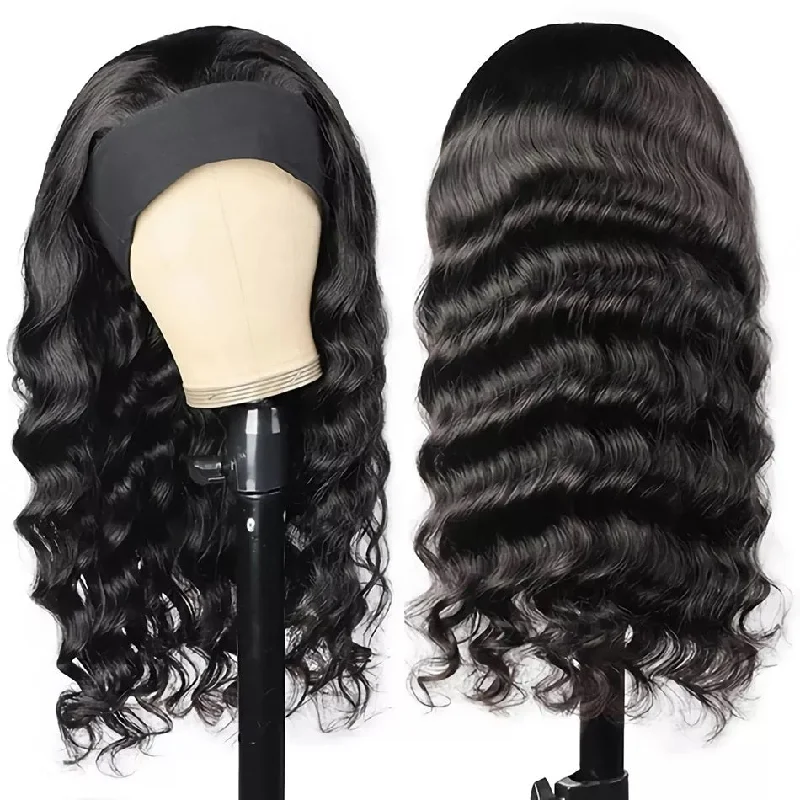 Curly wig + Free Satin Scarf
