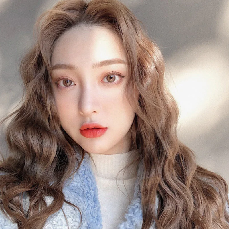 Heat - resistant curly wig for easy styling at homeHarajuku Fashion Fluffy Curly Wig yv43408 Heat - resistant curly wig for easy styling at homeHarajuku Fashion Fluffy Curly Wig yv43408