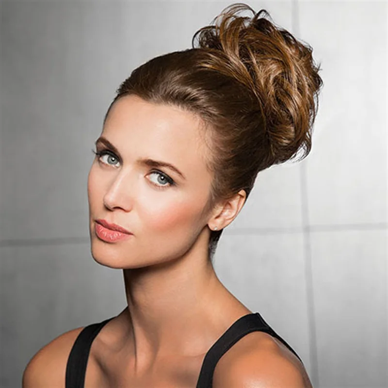 Heat - resistant short wig for easy styling with hot toolsHIGHLIGHT WRAP