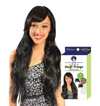 Wig pieces for a flower girl hairstyleFashion Source HUMAN HAIR BANG ONE