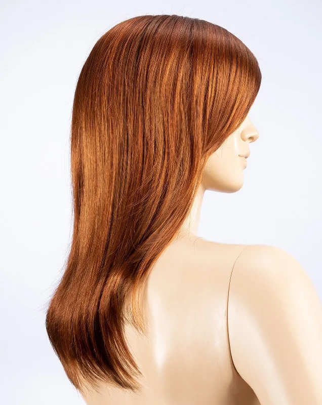 CINNAMON-ROOTED | Medium Brown Bright Copper Red and Auburn blend with Dark Roots
