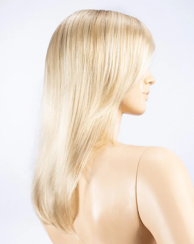 PASTEL BLONDE ROOTED | Pearl Platinum Dark Ash Blonde and Medium Honey Blonde mix with Roots