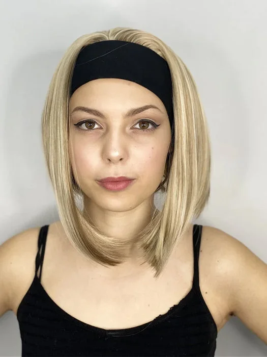 Sew - in wig pieces for long - lasting wearInvert Short Bob Straight Headband Wigs By imwigs® Sew - in wig pieces for long - lasting wearInvert Short Bob Straight Headband Wigs By imwigs®