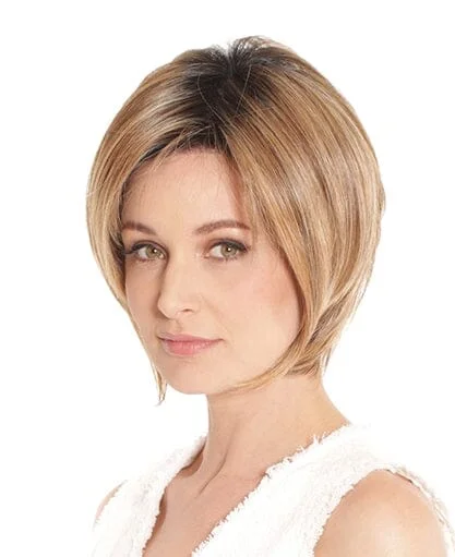 Wig with bangs in a modern styleIrish Coffee Wig by Belle Tress - Discontinued and No Longer Available Wig with bangs in a modern styleIrish Coffee Wig by Belle Tress - Discontinued and No Longer Available