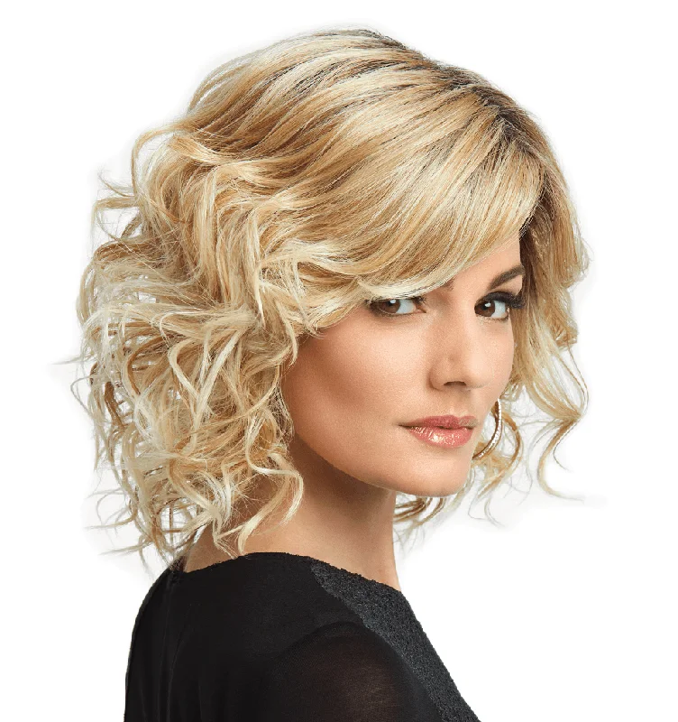 Wig with bangs for a 1960s mod styleIt Curl Synthetic Wig by Raquel Welch | Discontinued & Sold Out Wig with bangs for a 1960s mod styleIt Curl Synthetic Wig by Raquel Welch | Discontinued & Sold Out