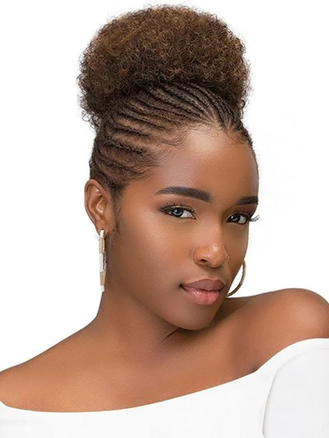 Hair buns for a cooking show appearanceJanet Collection Noir Everytime Drawstring - AFRO KID Hair buns for a cooking show appearanceJanet Collection Noir Everytime Drawstring - AFRO KID