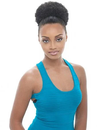 Hair buns for a horse - riding eventJanet Collection Noir Everytime Drawstring - AFRO MINI Hair buns for a horse - riding eventJanet Collection Noir Everytime Drawstring - AFRO MINI