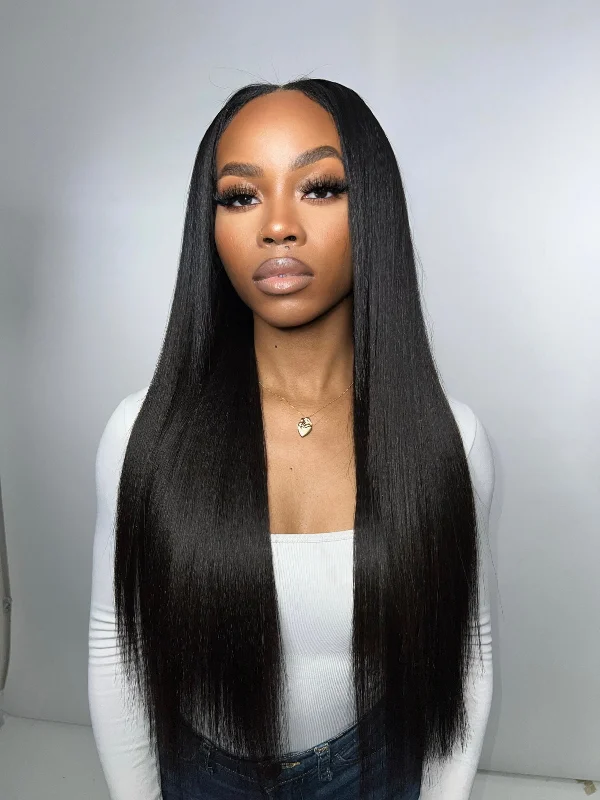 U - shaped wig for a night - out on the townKINKY STRAIGHT U-PART WIG READY TO SHIP