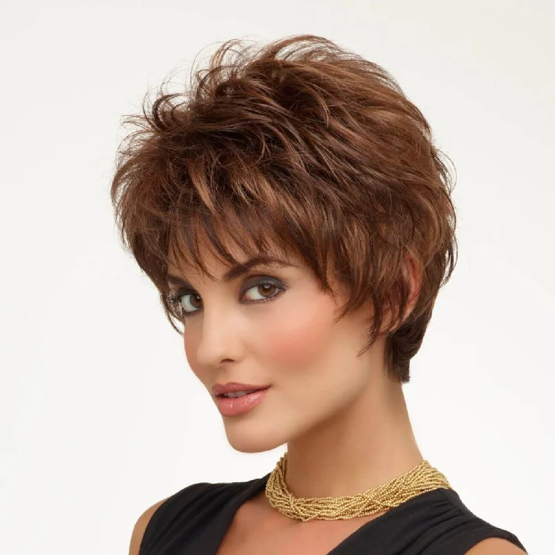 Layered wigs with straight hair for a sleek appearanceKitana by Envy (Mono Top Wig)