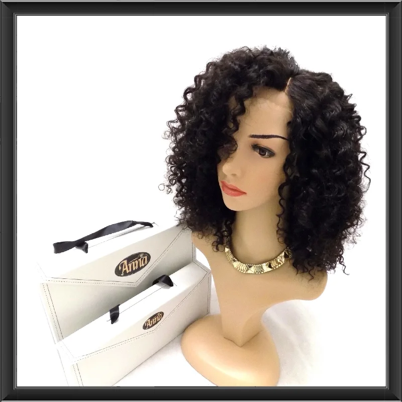 Curly wig in a platinum - blonde color for a bold and trendy lookLa Bonita Custom Made Unit Curly wig in a platinum - blonde color for a bold and trendy lookLa Bonita Custom Made Unit