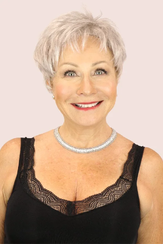 Monofilament - cap short wig for a breathable and natural - looking scalpSheila Large (short wig) Monofilament - cap short wig for a breathable and natural - looking scalpSheila Large (short wig)