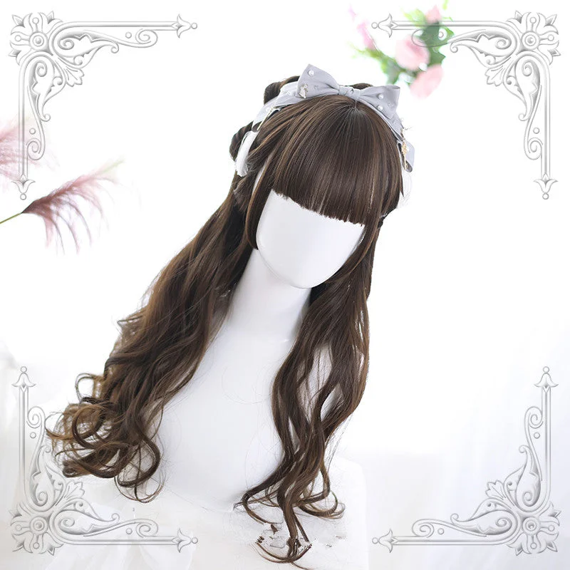 Lace - front curly wig for a seamless hairlineLolita curls hair wig YV41071