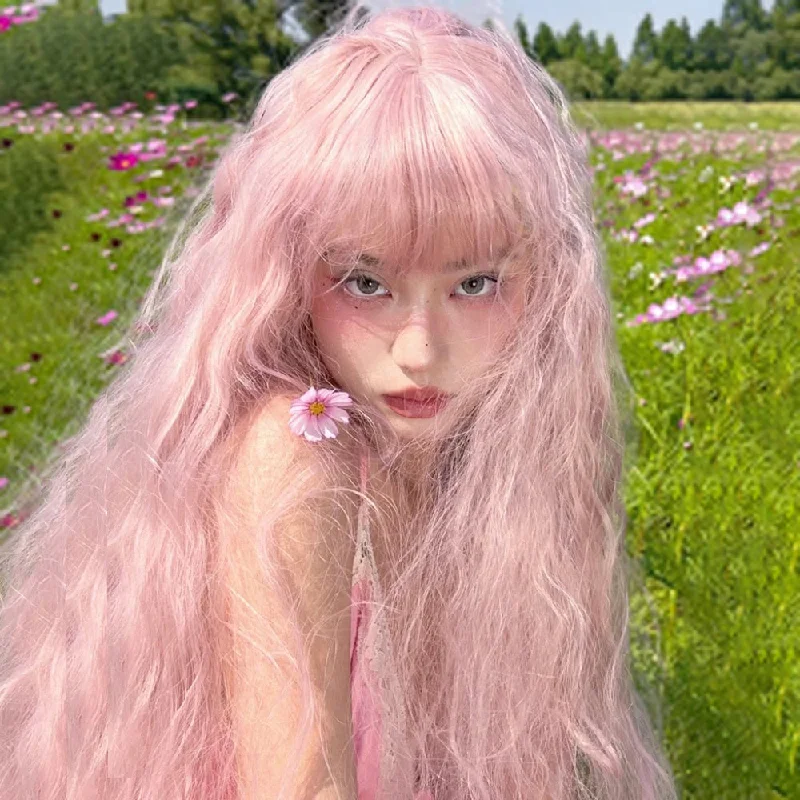 Curly wig with a side - part for a more flattering looklolita super long 1m curly wig yv31308 Curly wig with a side - part for a more flattering looklolita super long 1m curly wig yv31308