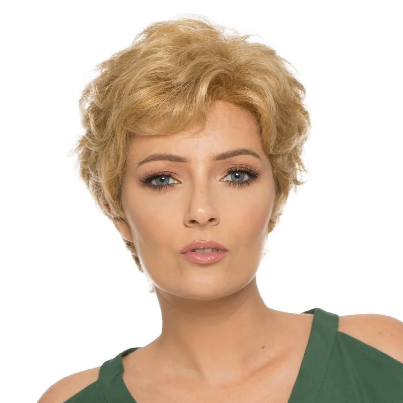 Wig with bangs for a Scandinavian - style lookMaggie by Wig Pro (Mono Top Wig)