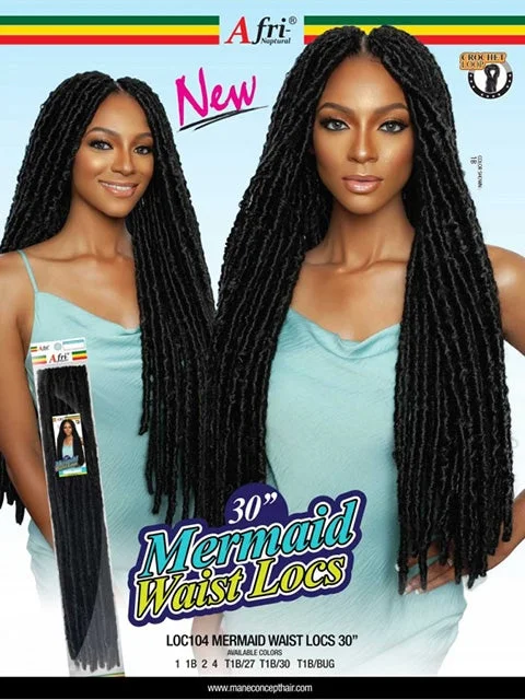 Mane Concept Afri Naptural MERMAID WAIST LOCS Crochet Loop Braid 30 LOC104*BFCM