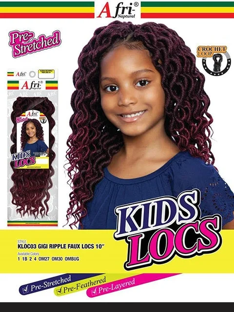 Mane Concept Afri Naptural Pre-Stretched GIGI RIPPLE FAUX LOCS Braid 10 KLOC03 *BFCM