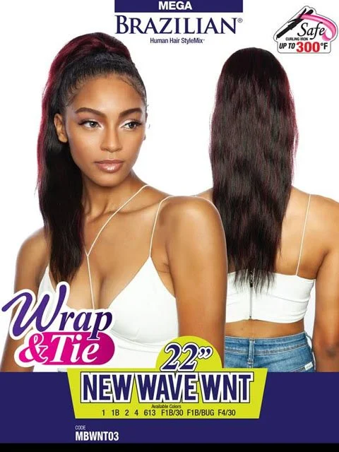 Hair buns for summer beach outingsMane Concept Mega Brazilian Wrap&Tie Drawstring - NEW WAVE WNT 22 MBWNT03 Hair buns for summer beach outingsMane Concept Mega Brazilian Wrap&Tie Drawstring - NEW WAVE WNT 22 MBWNT03