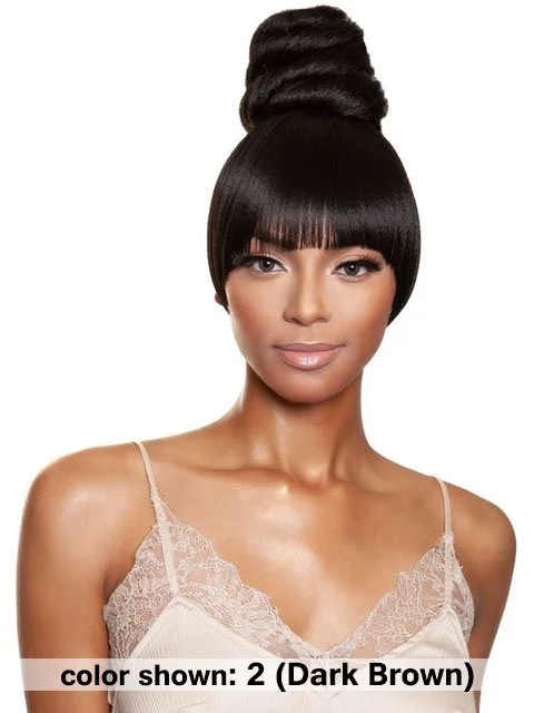 Hair buns for a gender - neutral hairstyleMane Concept YellowTail Bang Bun - CRUFFIN YTBB06 Hair buns for a gender - neutral hairstyleMane Concept YellowTail Bang Bun - CRUFFIN YTBB06