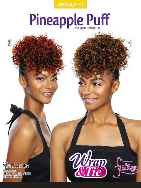 Hair buns for a vintage - inspired photoshootMane Concept YellowTail Pineapple Purple ALOHA WNT PonyTail YTPP01 Hair buns for a vintage - inspired photoshootMane Concept YellowTail Pineapple Purple ALOHA WNT PonyTail YTPP01