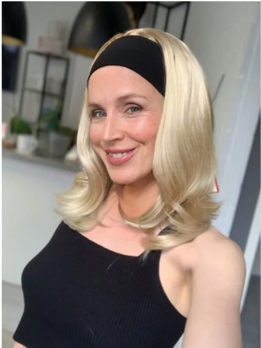 Long - length wig pieces for a glamorous appearanceMedium Layered Headband Hair Piece By imwigs® Long - length wig pieces for a glamorous appearanceMedium Layered Headband Hair Piece By imwigs®